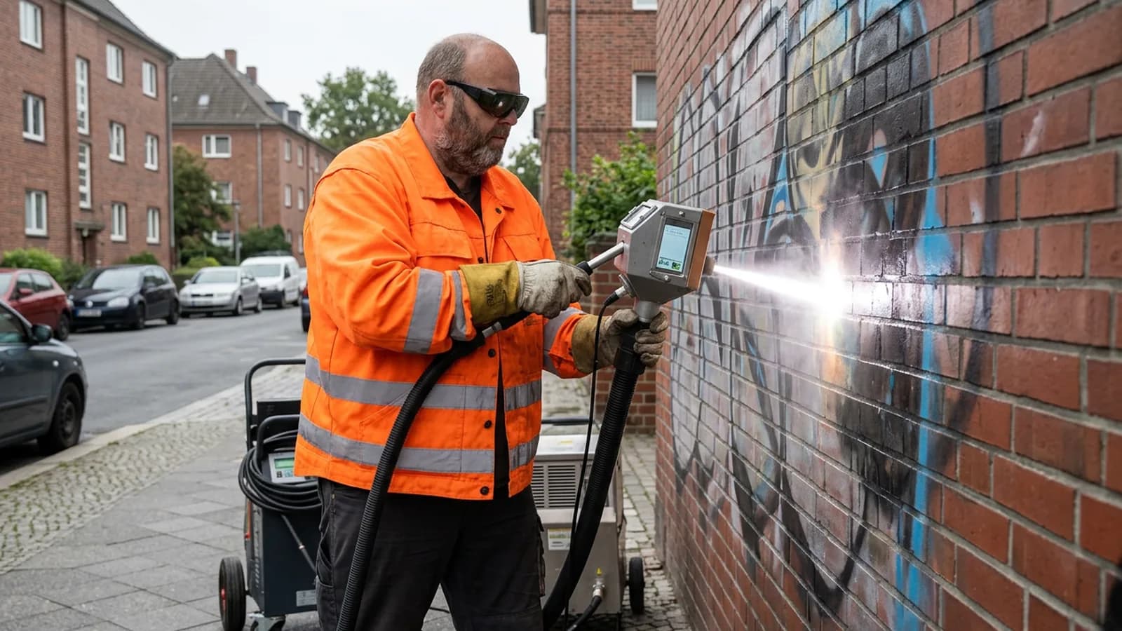 Fassadenreinigung & Graffitientfernung